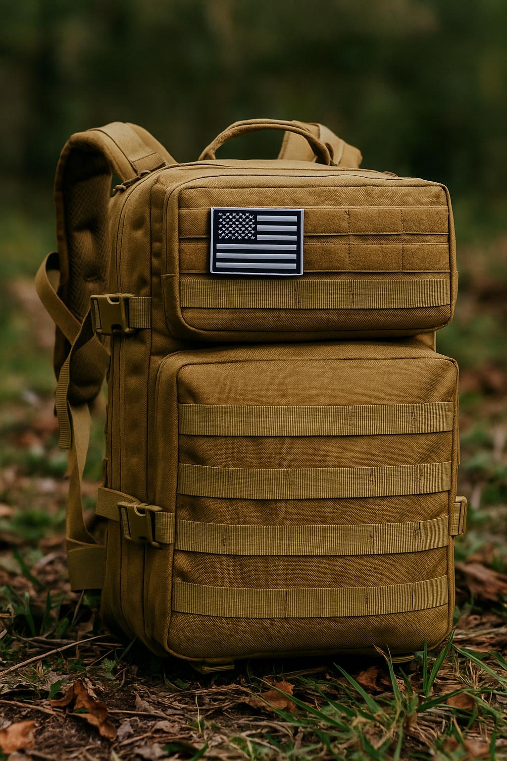survival backpack converted