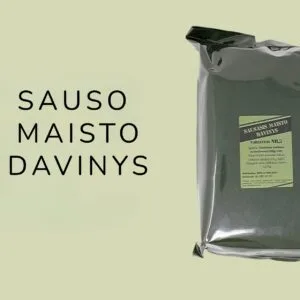 Išvykimo krepšys, išgyvenimo kuprinė🎒 29 Lietuviškas sauso maisto davinys