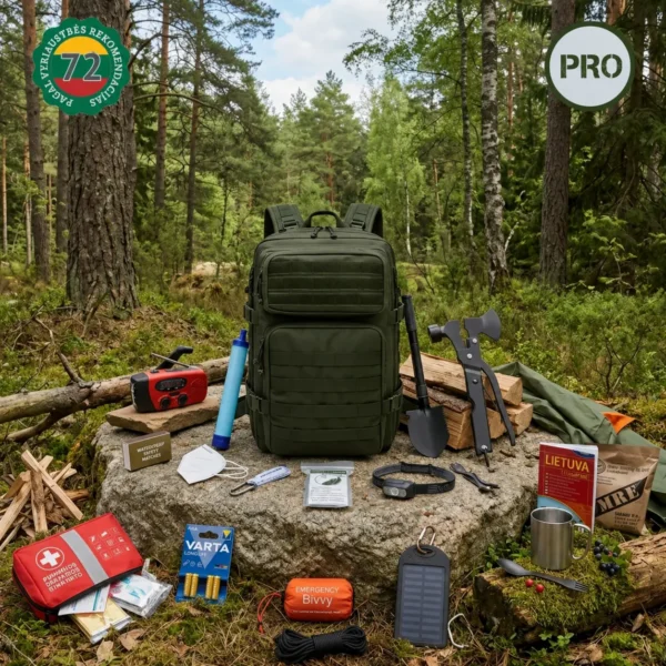 72h išgyvenimo kuprinė PRO